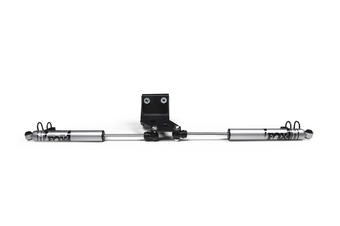 ZONF102F – ZONE OFFROAD Steering Stabilizer, Dual With Mounting Brackets Set Of 2
